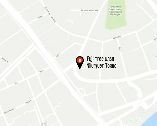Map showing the location of Fuji Tree Wash in Nishishinjuku, Tokyo.